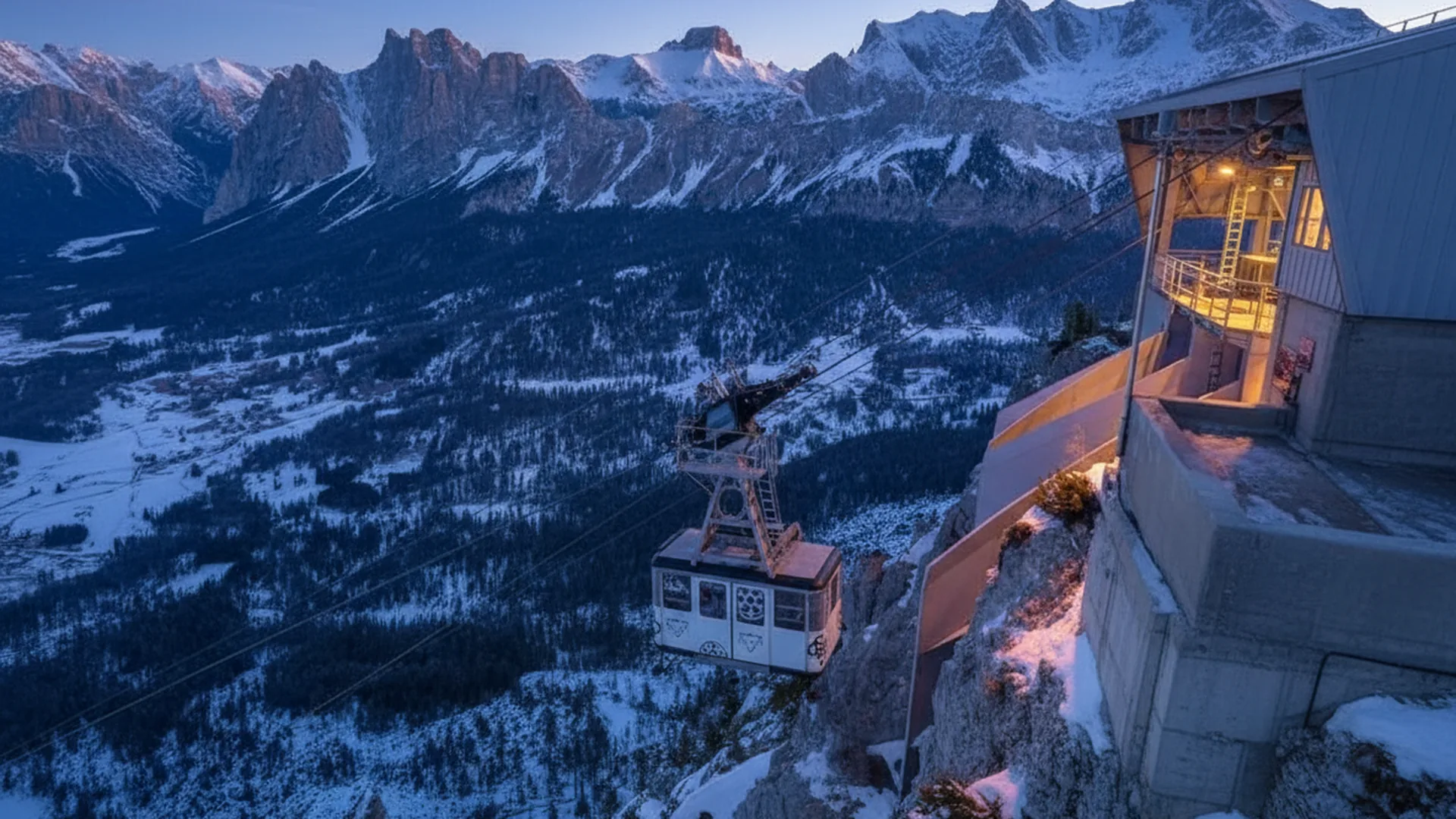 Faloria (funivia e panorami) — Cortina d'Ampezzo (Veneto)